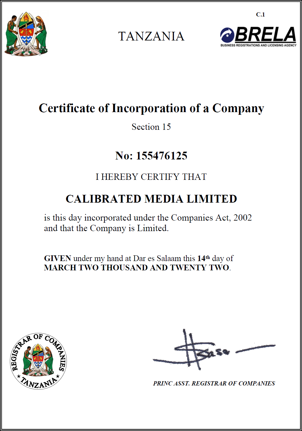 Calibrated Media Limited