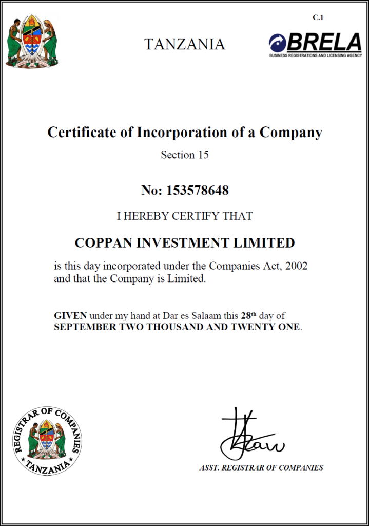 Coppan Investment Limited