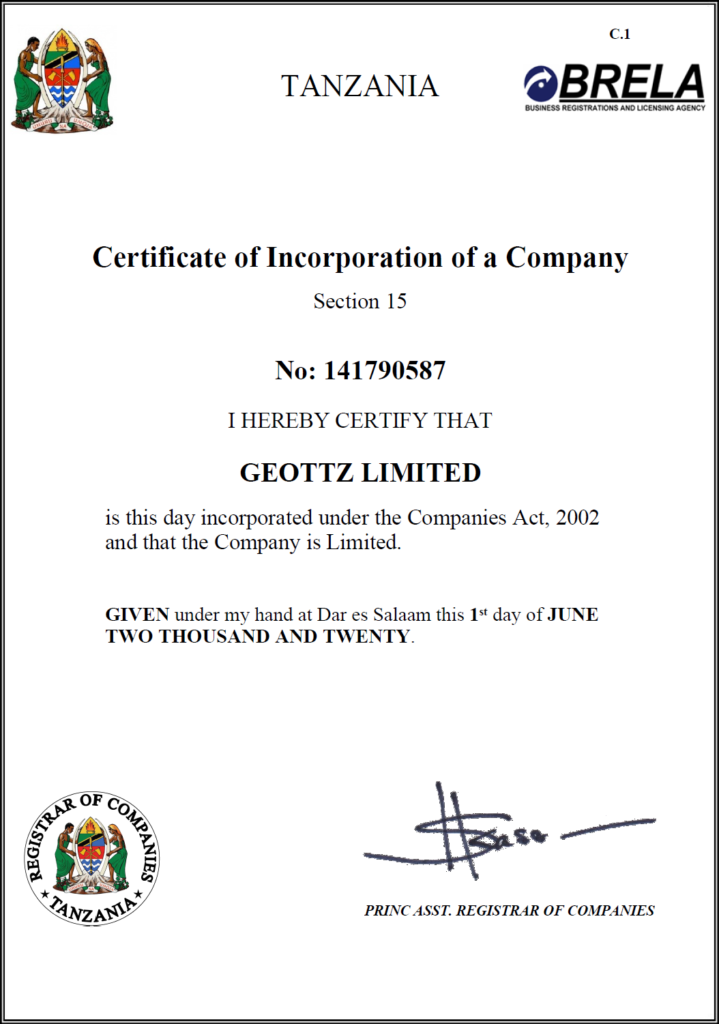 Geottz Limited