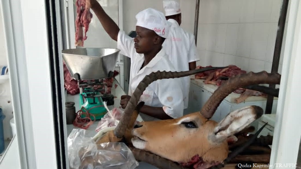 Game butcher in Dodoma, Tanzania