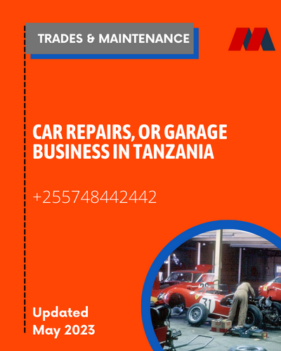 Car repair garage business Tanzania