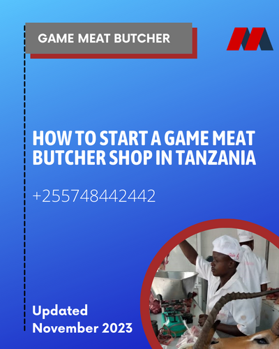 Game meat butcher shop