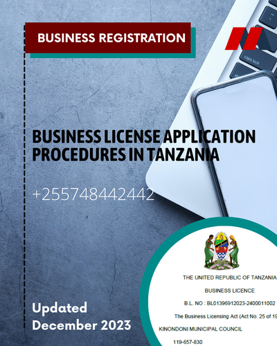 Business license application procedures in Tanzania